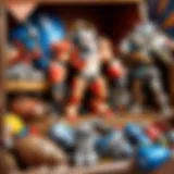 Abstract Conceptual Toy Box Illustration