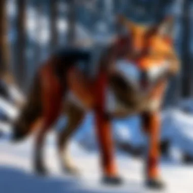 Advanced Tactics for Red Wolf Security Illustration showcasing advanced strategies for enhancing Red Wolf Security