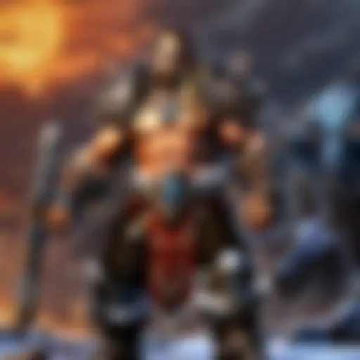 An epic landscape showcasing the new zones introduced in the latest World of Warcraft expansion