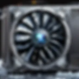High-performance gaming laptop cooler with LED lights