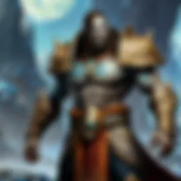 A breathtaking view of an expansive new realm in World of Warcraft.