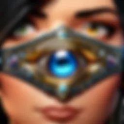 A collection of unique bling eyepatches showcasing various designs and embellishments.