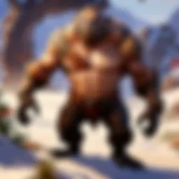 Blizzard game character executing a burrow attack