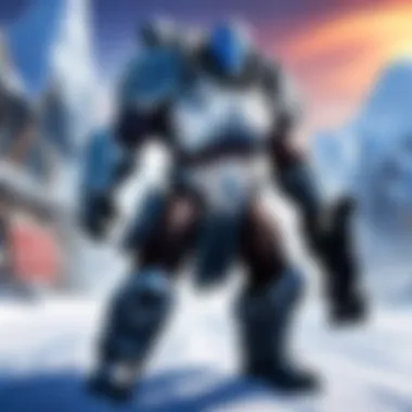 Tactical Chill: Strategy in Frosty Battles A dynamic scene depicting a battle with frost elements influencing strategy.