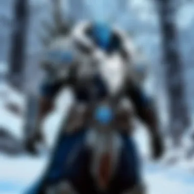A character wielding ice powers, embodying the essence of frost in gameplay.