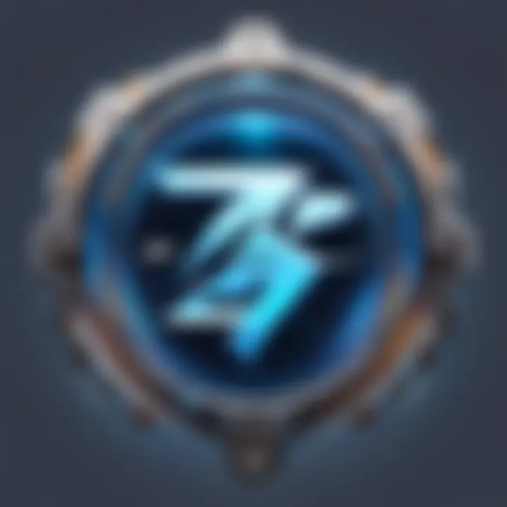 Blizzard Logo in Futuristic Virtual Reality Setting