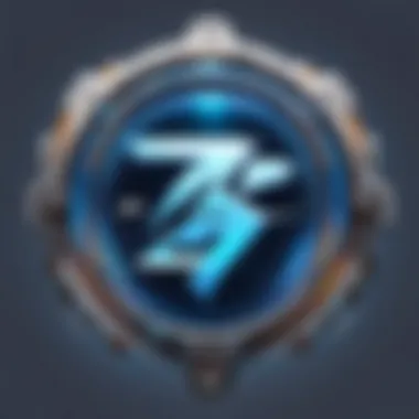 Futuristic VR Logo Design Blizzard Logo in Futuristic Virtual Reality Setting