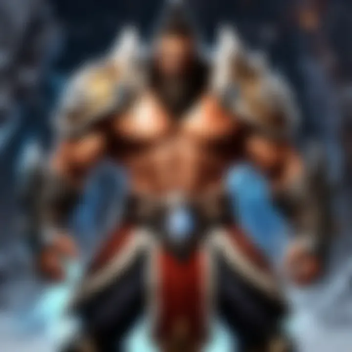 Fierce Warrior wielding a legendary sword