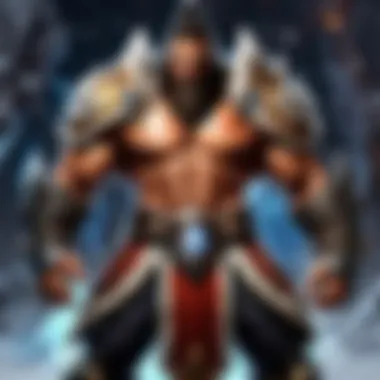 Legendary Warrior's Might Fierce Warrior wielding a legendary sword