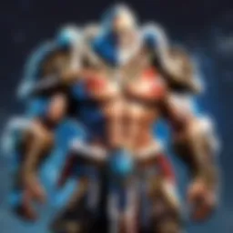 A detailed view of iconic characters from Blizzard's universe