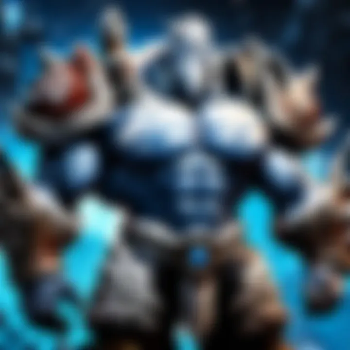 An array of iconic characters from various Blizzard games