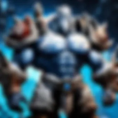Iconic Characters Across Blizzard Titles An array of iconic characters from various Blizzard games