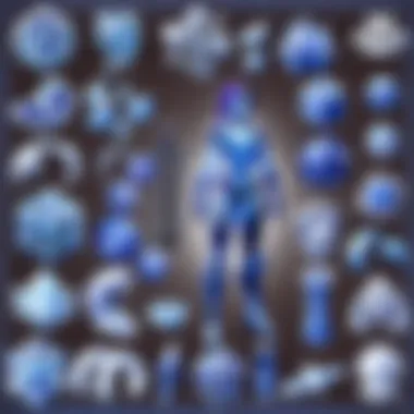 Rarity Classifications of Blue Items An infographic detailing the rarity classifications of blue items across different Blizzard titles.
