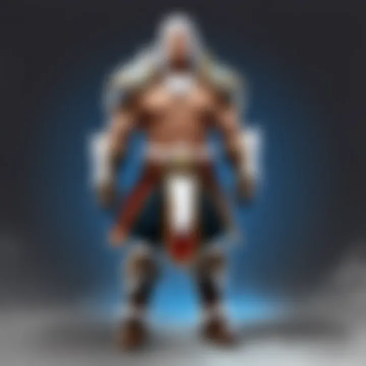 Illustration showcasing a diverse array of Blizzard game characters