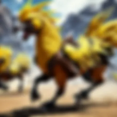 Chocobo Racing Competitors in FFXIV