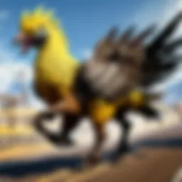 Chocobo Racing Track in FFXIV