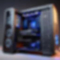 High-performance gaming PC setup