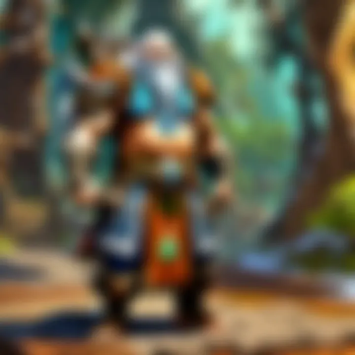 An artistic depiction of the Druid class versatility in gameplay