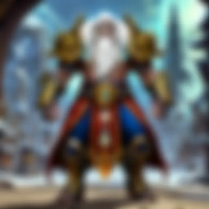 An illustration showcasing the Mage class skills and gameplay mechanics