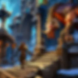 Strategic map showcasing leveling routes in World of Warcraft
