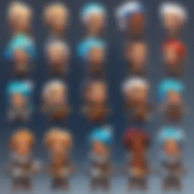 Diversity in Emote Styles: From Cute to Abstract Different artistic styles represented in emote designs