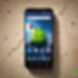 Cricket Wireless Logo on Modern Smartphone