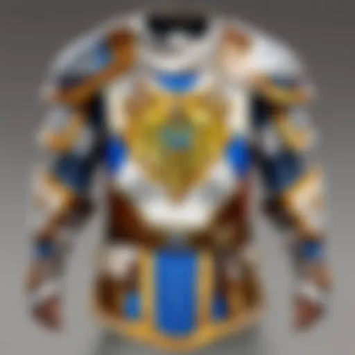 A colorful array of custom tabards showcasing various designs and symbols