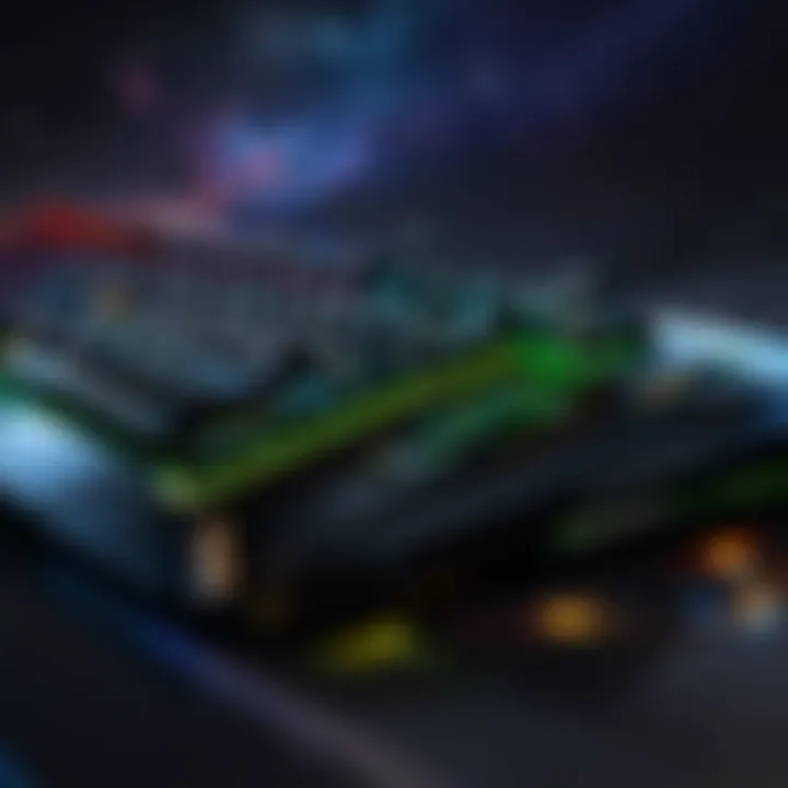 Customizable RGB Lighting on Razer Naga Keyboard