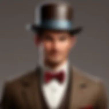 Vintage Bowler Hat with a Contemporary Flair