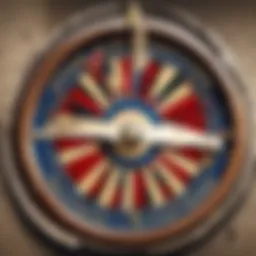 Precision and Focus: Dartboard Close-up