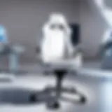 Sleek Design of White Secret Lab Chair