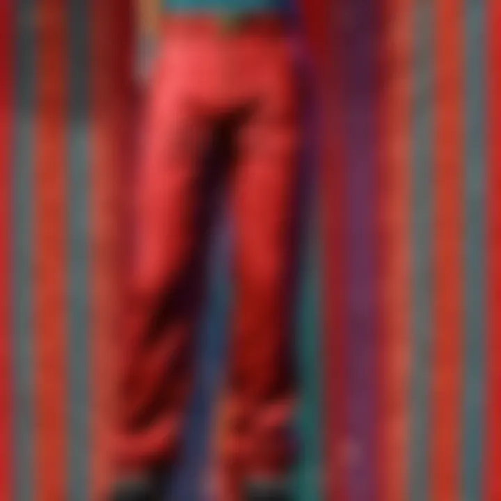 Elegant Earthbound Pants Fabric Weave