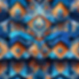 Elegant geometric patterns on Brikk theme