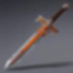 Elegant Nerf Sword with Intricate Detailing