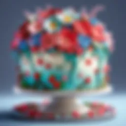 Delicate Floral Cake
