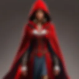 Enigmatic Red Cloak Unveiled