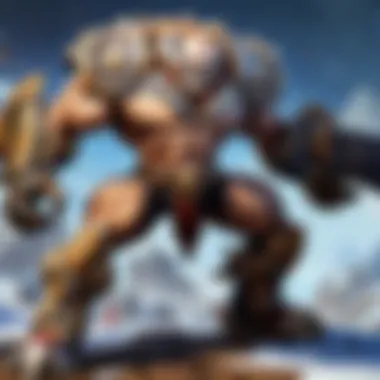 Epic Battle of Heroes and Villains Epic battle scene with heroes and villains in Blizzard game