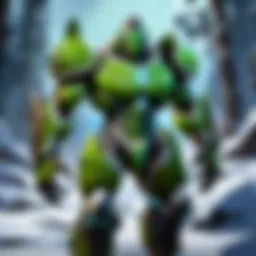 A futuristic gaming setup powered by renewable energy sources