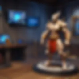 Dynamic auction house interface in a Blizzard game