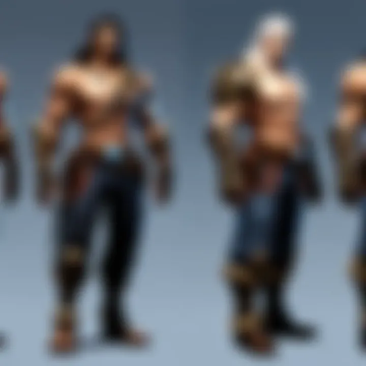 Chart illustrating the evolution of bindings and their impact on character abilities.