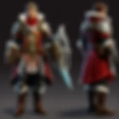 Evolution of Hunter Regalia Evolution of hunter regalia over different Blizzard game expansions