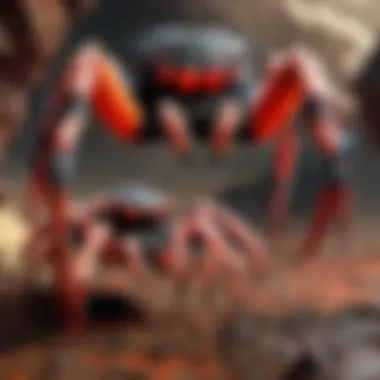 Intriguing Courtship Exotic Lava Spider Tarantula Mating Ritual