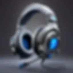 Cutting-edge gaming headset enhancing player immersion
