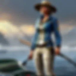 Elegant attire for fishing enthusiasts