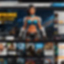 An overview of Amazon Prime Gaming interface showcasing exclusive game offers.