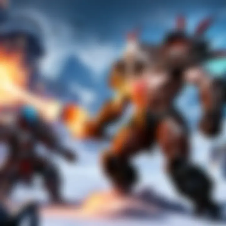 An illustration of an intense battle within Arcatraz
