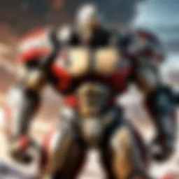 Armored Titan on the Battlefield