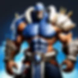 Diverse characters from various Blizzard games showcasing their unique designs and abilities