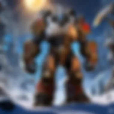 Expansive Worlds of Blizzard Gaming A detailed map showcasing the expansive worlds of Blizzard titles