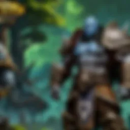 A stunning landscape of World of Warcraft showcasing various regions.